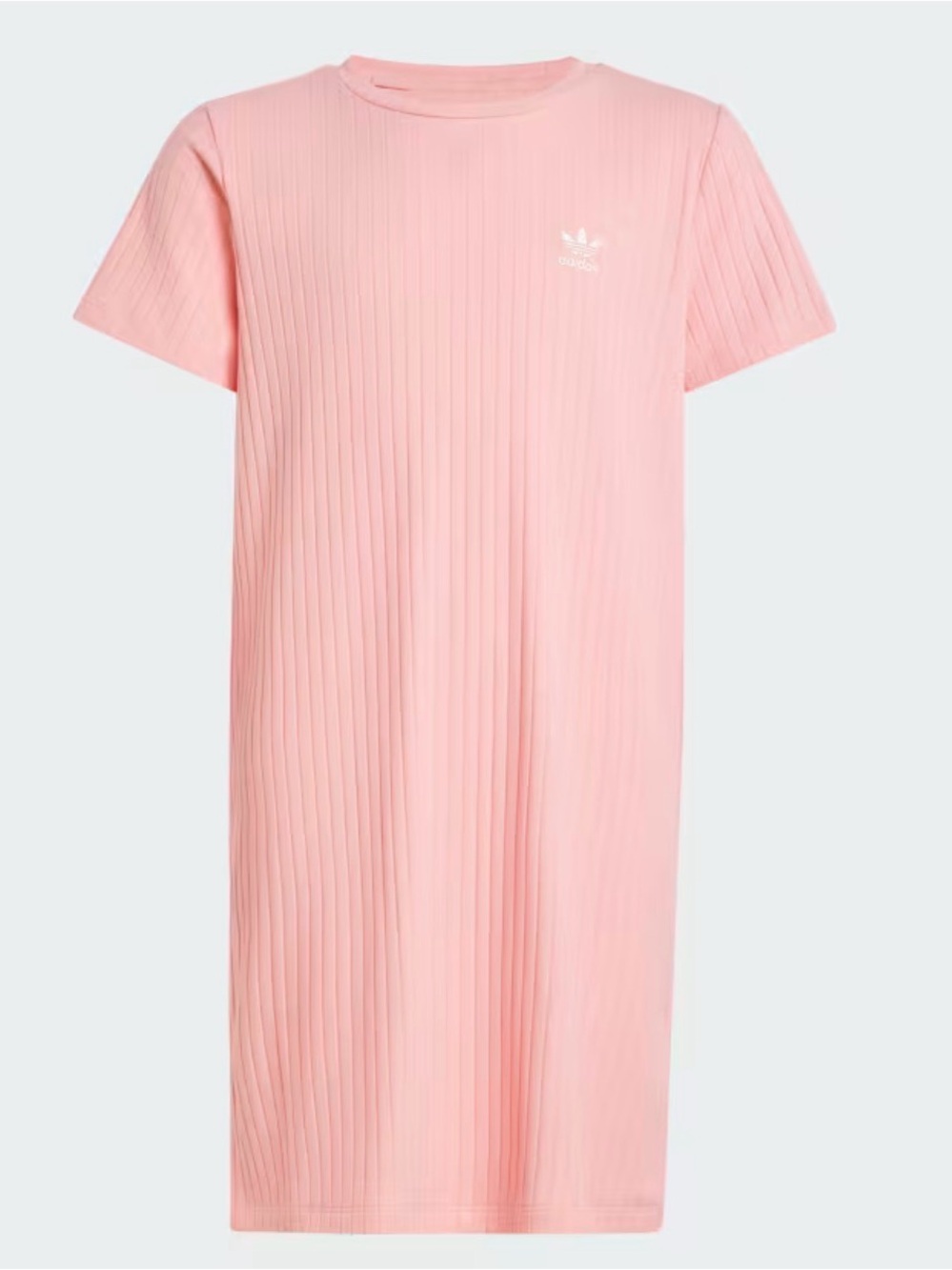 Adidas Ribbed Dress Pink - Picture 4 of 8